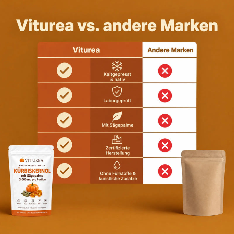 Viturea im Vergleich mit anderen Marken